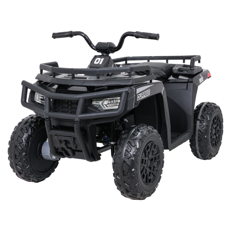Elektrická Štvorkolka - 4x4 ATV WOLF - čierna